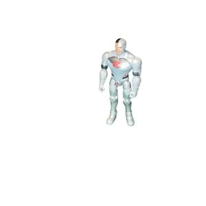 Spin Master DCComic Cyborg Action Figure Silver Justice League Victor Stone 4 in